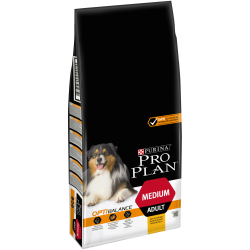 Purina PRO PLAN Medium Adult com OPTIHEALTH, &eacute; um alimento completo super premium para c&atilde;es de tamanho m&eacute;dio formulado com uma c