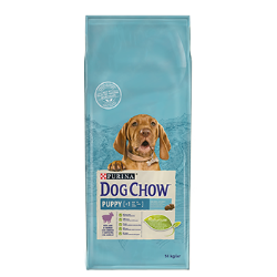 DOG CHOW Puppy é um alimento completo para cachorros que suporta o crescimento saudável e forte. Garante altos níveis de proteín